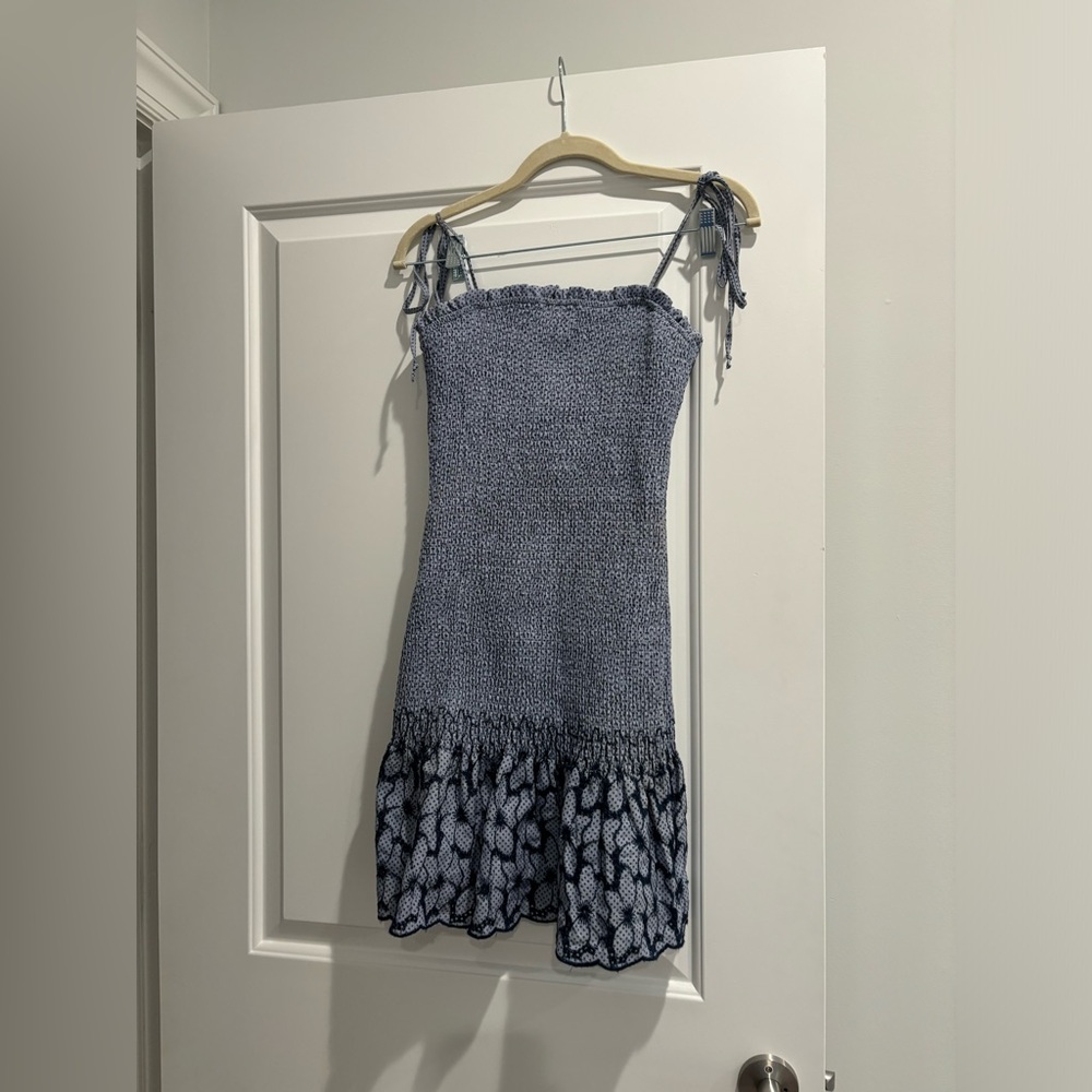 My Girls by Material Girls Blue Ruffle Dress